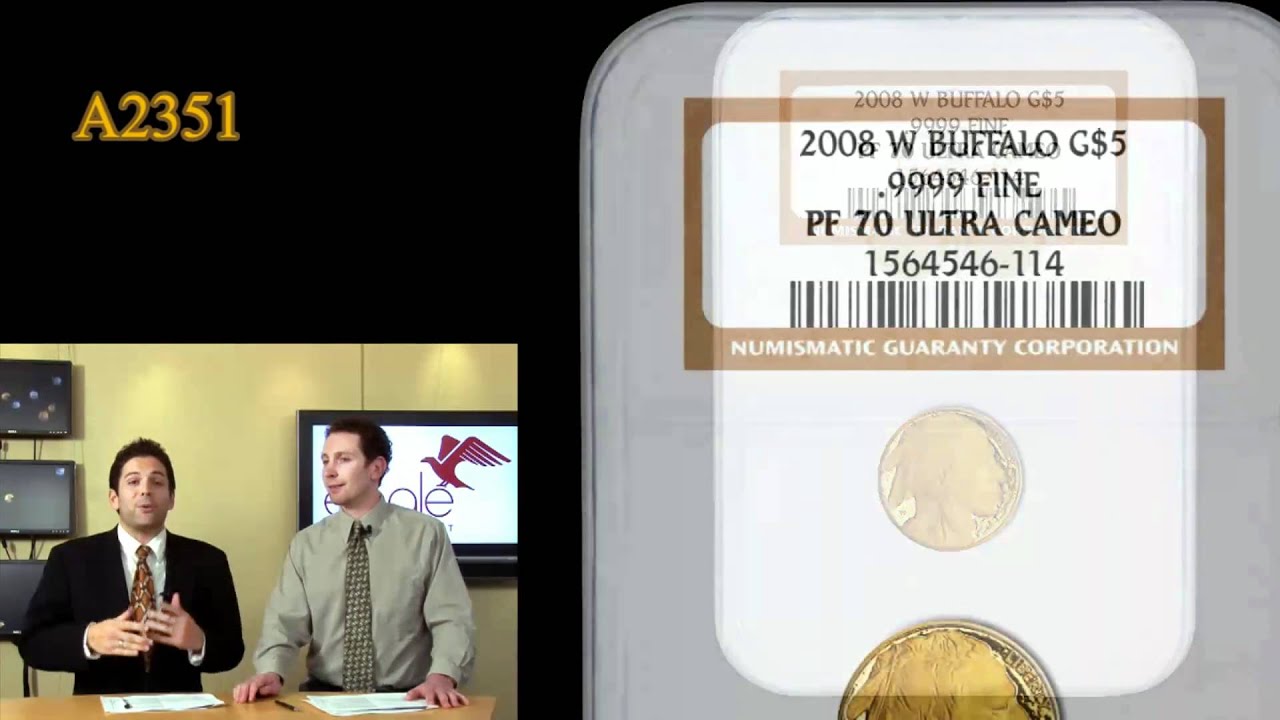 2008-W $5 Proof Gold Buffalo