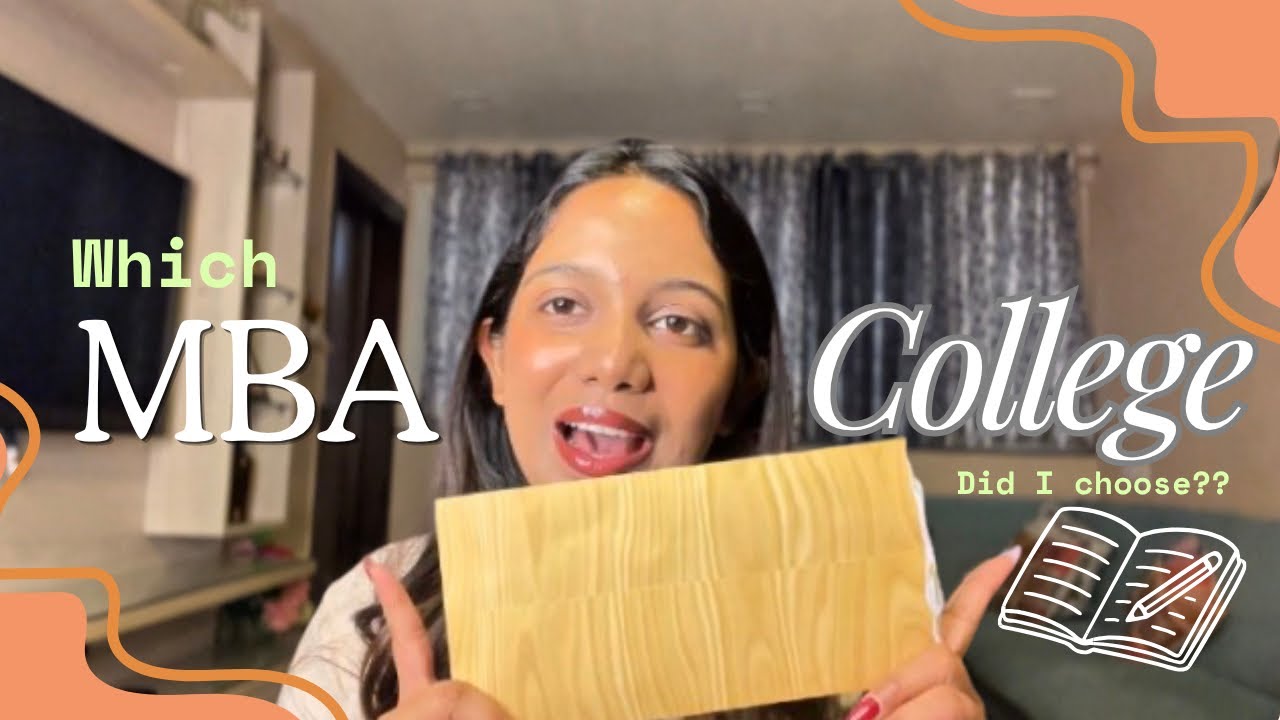 Which MBA COLLEGE did I choose? 🎓🤔Honest Reasons Behind My Decision || Full Story + Reasons ☺️