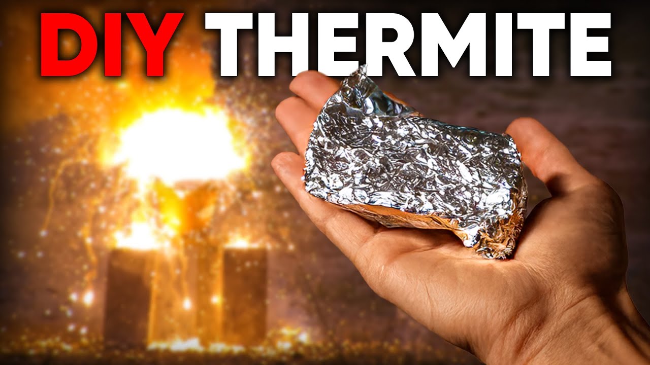 Самодельный термит из алюминиевой фольги — главный секрет выживальщика!🔥