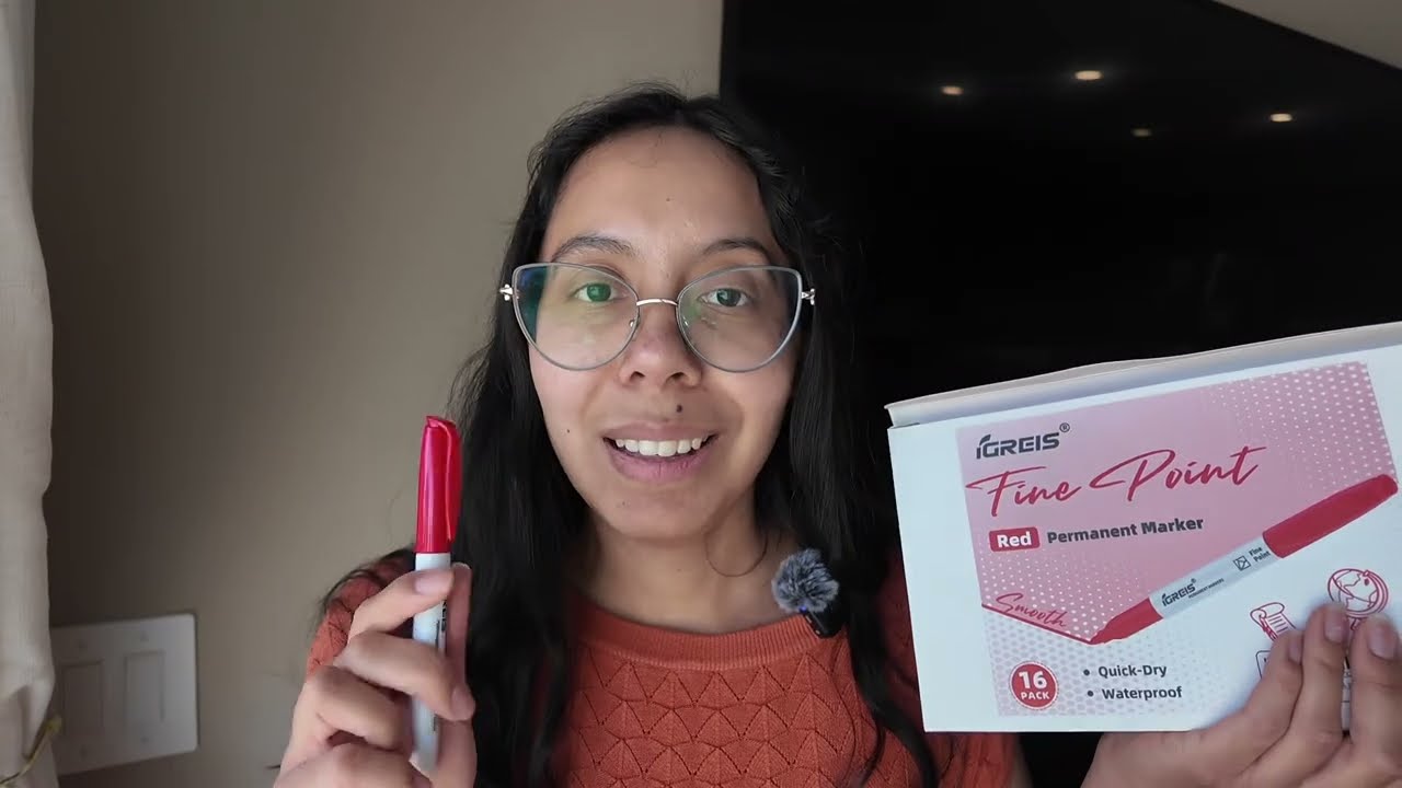 Review of Fine Point Red Permanent Marker Bulk