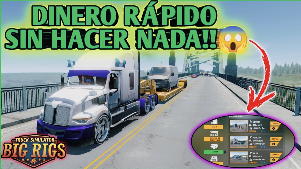 CÓMO GANAR Dinero Sin HACER NADA!!😱 | Truck Simulator Big Rigs | ¡Truco Desbloqueado!🤯