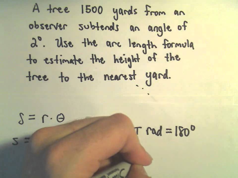 Arc Length Formula - Example 2