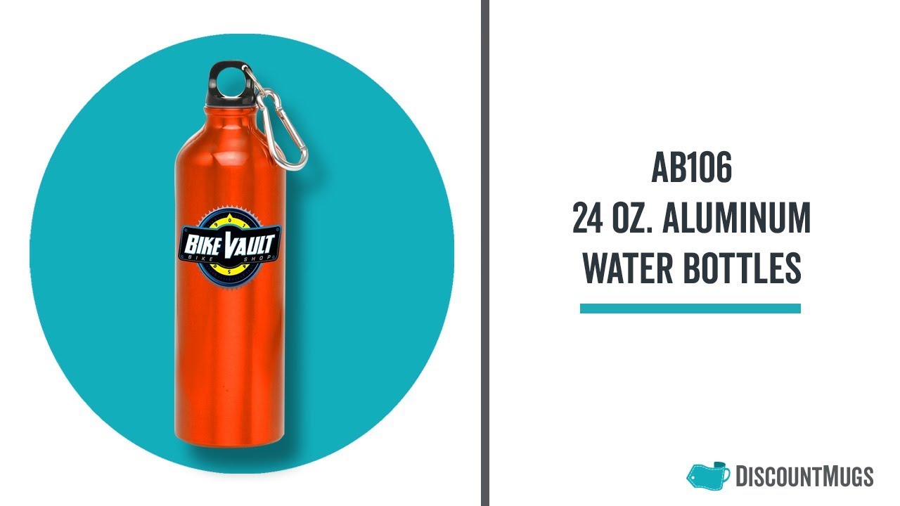 Personalized 24 oz. Aluminum Water Bottles