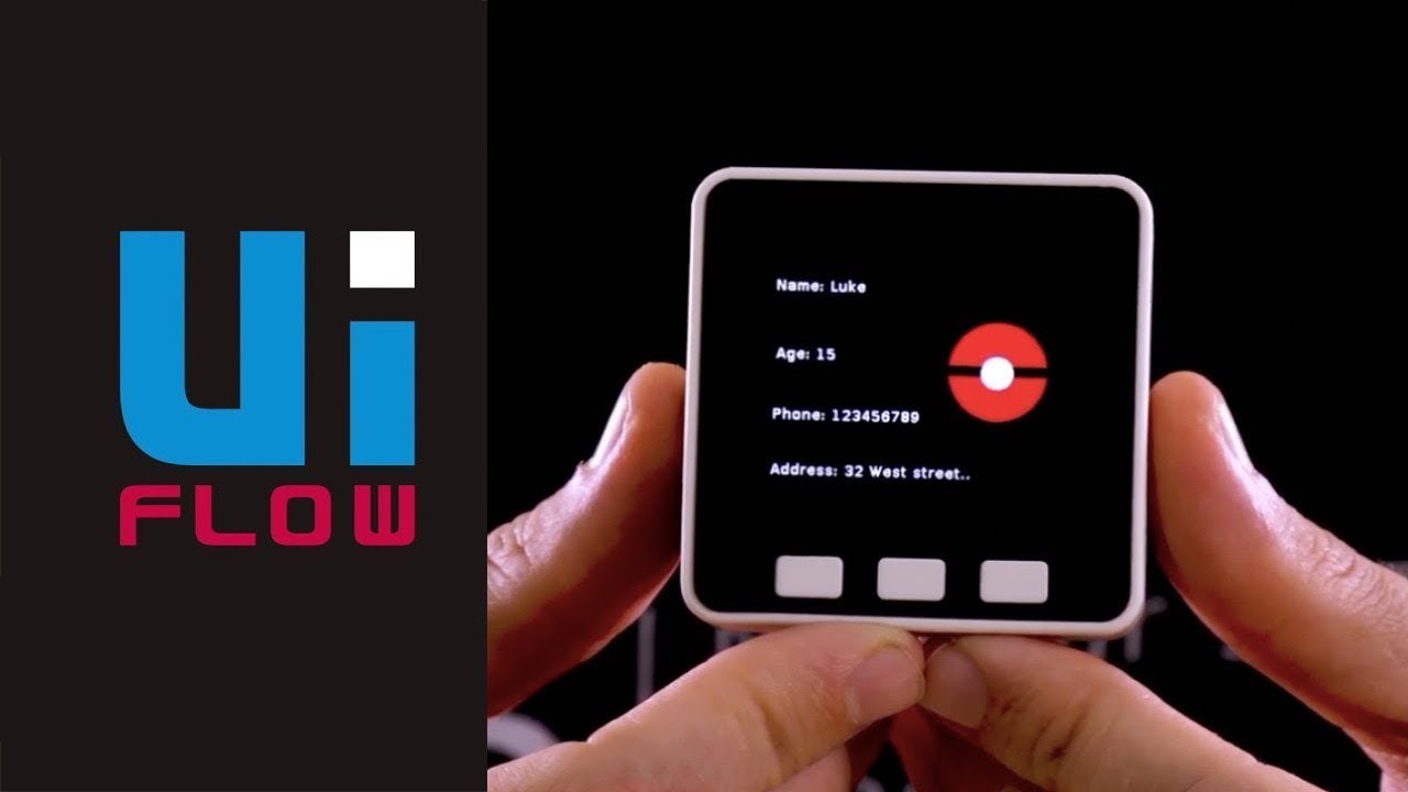 UIFlow для начинающих. Урок 1. Вывод текста и изображений на экран