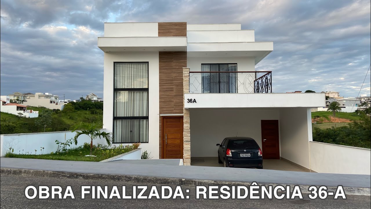 Obra finalizada: Residência 36-A. Casa em condomínio fechado com 200 metros quadrados e linda vista