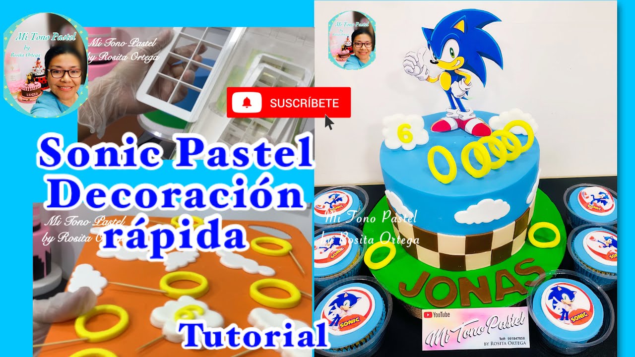 Sonic Pastel, rápido y fácil Tutorial decoración