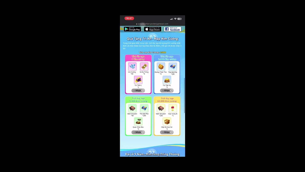 Poke Đại Chiến - Xin Vợ được 2m5 nạp game chơi công viên + sk wed sinh nhật lần thứ 9 của game 