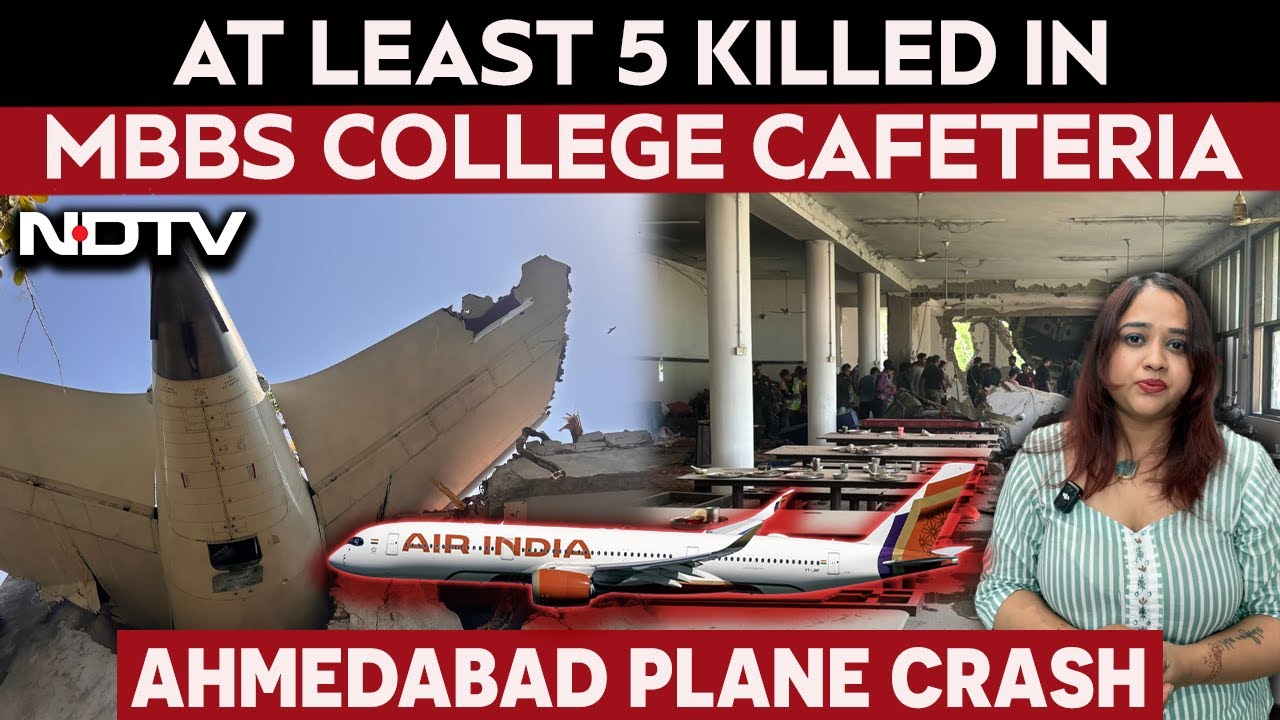 BJ Medical College Ahmedabad  | At Least 5 Dead, Many Injured At BJ College After Plane Crash