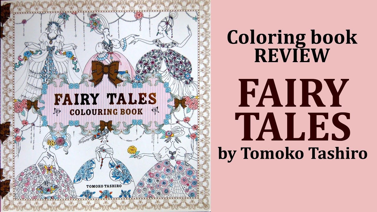 'Fairy tales'  by Tomoko Tashiro / Coloring book review