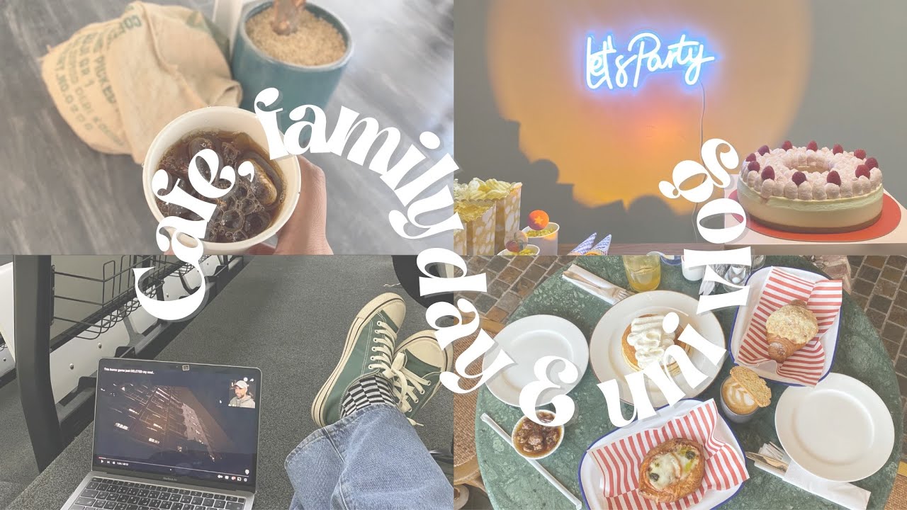 فلوق ايام من حياتي في جامعة الامام، كوفي ، شاليه عائلي🤍🎂| Days of my life in uni, cafe & more!