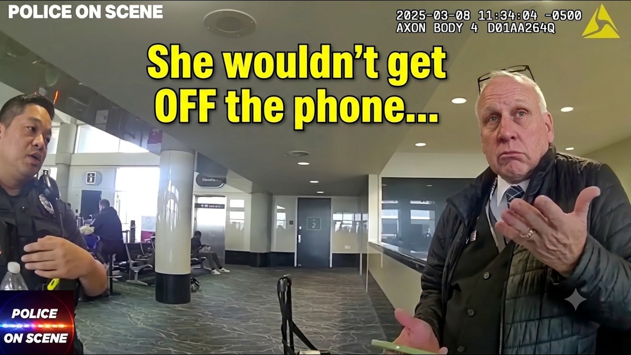 United Airlines Flight Attendant BATTERS WOMAN For Talking On The Phone!