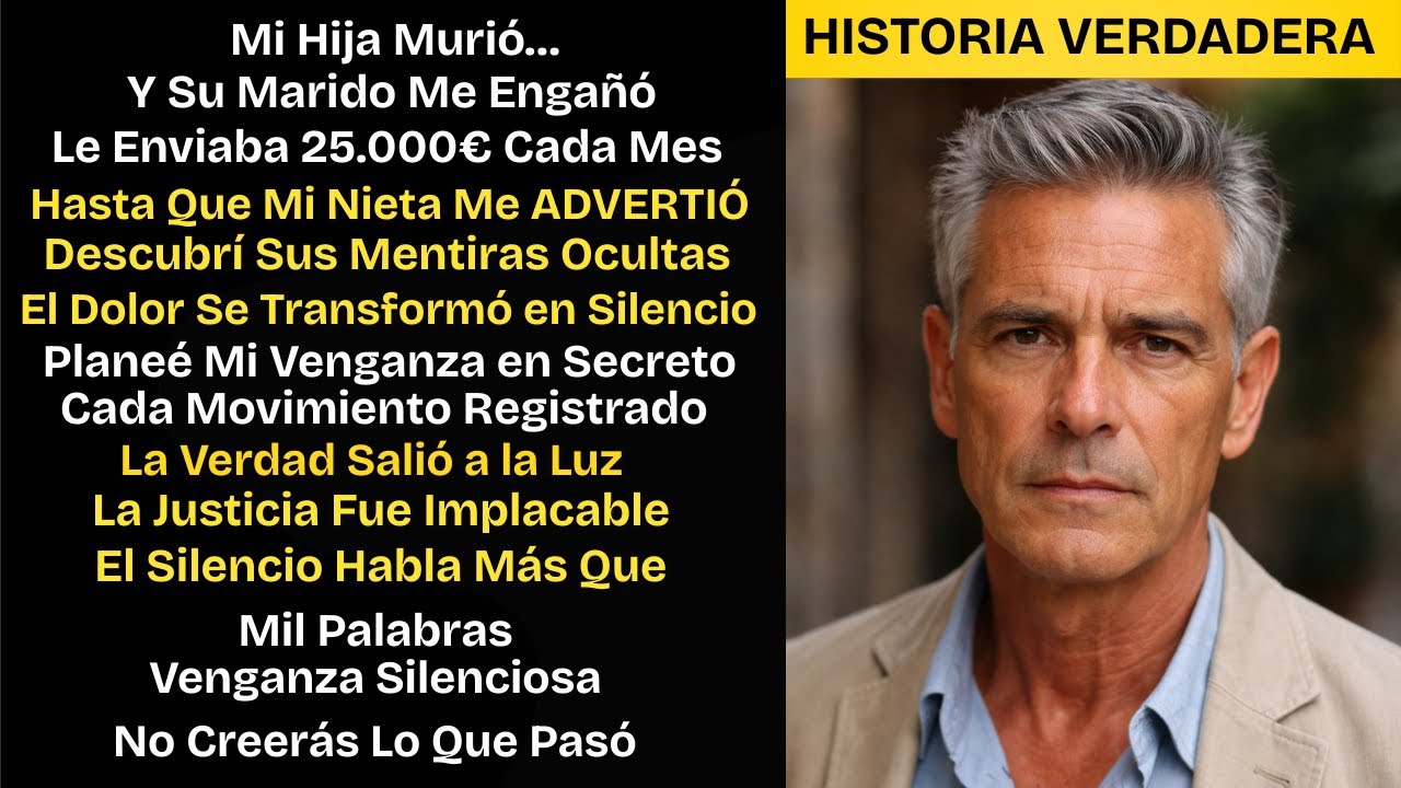Mi Hija Murió Hace 7 Años. Le Enviaba 25.000€ A Su Marido Hasta Que Mi Nieta Me Advirtió…