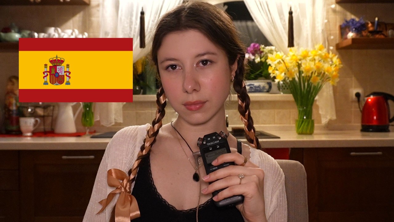 ASMR: I'll teach you the basics of Spanish