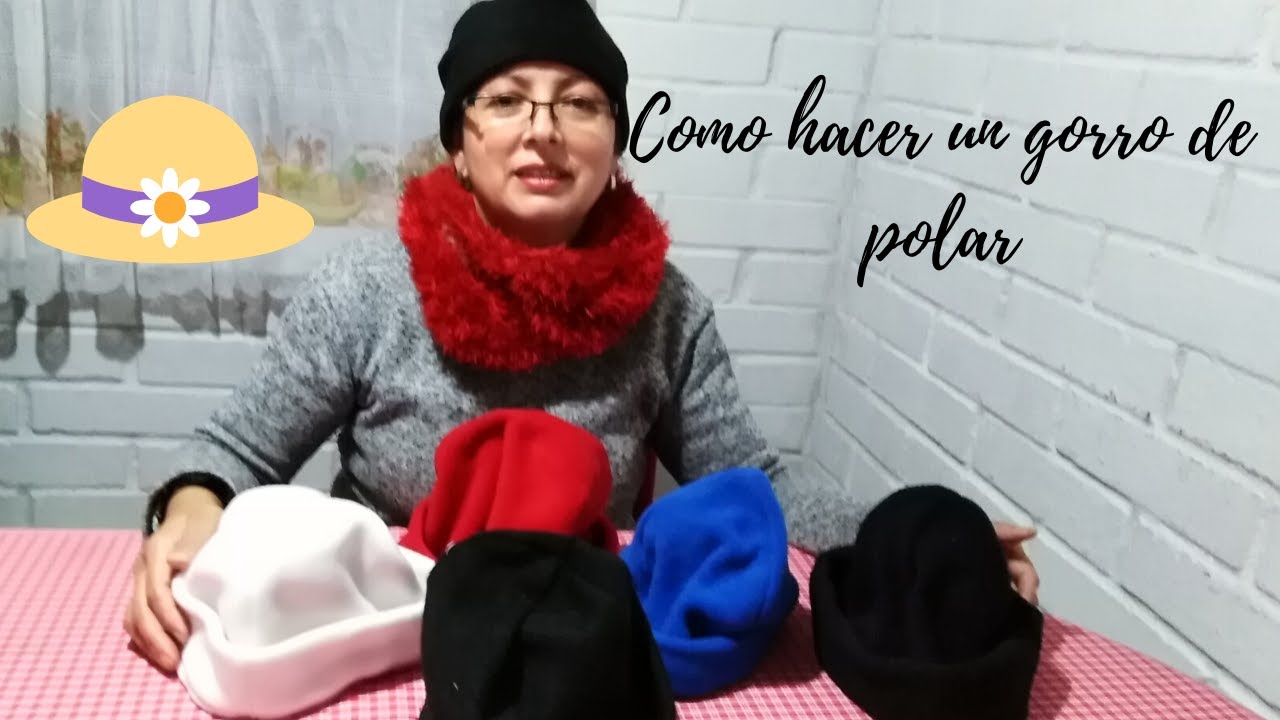 ¡Como hacer un gorro de polar!