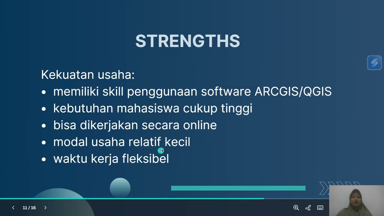 presentasi analisis SWOT geologi kewirausahaan Millata Najwa H1C023021