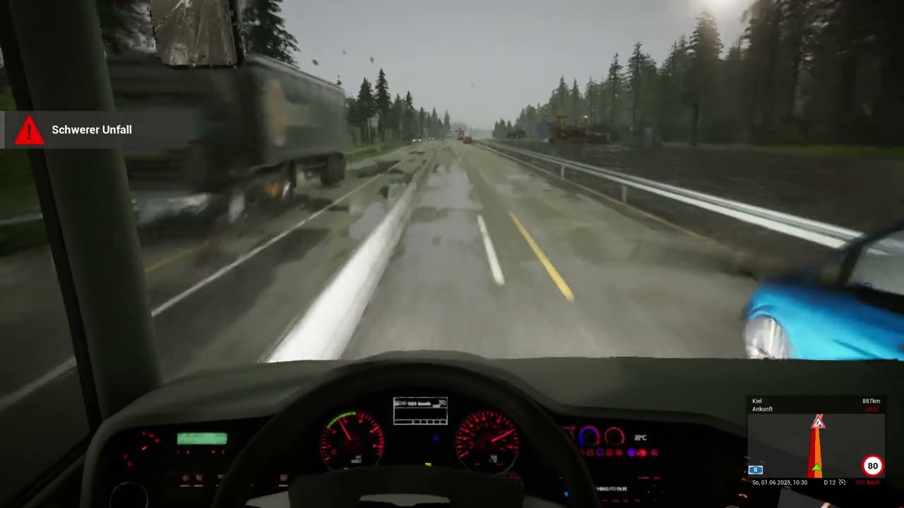 Malto 4.1 spielt Fernbus Simulator und fährt von München nach Kiel