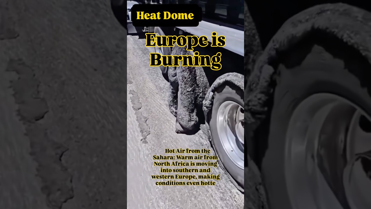 Burning 🔥 Europe-Why Europe is Burning_Heat Dome In Europe #europe #india