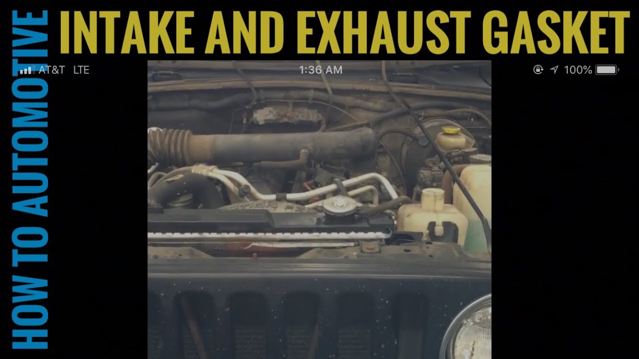 How to Replace the Intake and Exhaust Manifold Gasket on a 2002 Jeep Wrangler with 4.0 L Engine
