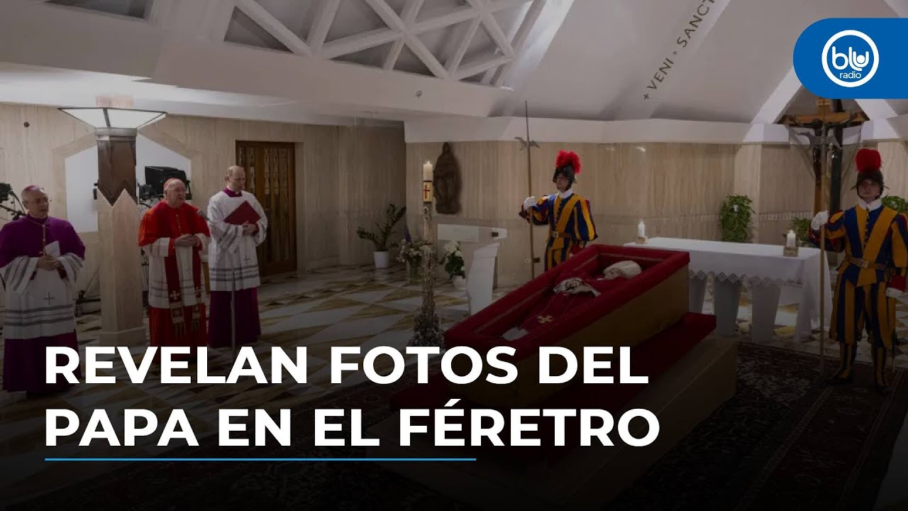 Difunden primeras imágenes del papa Francisco en el féretro y detalles de cómo será su funeral