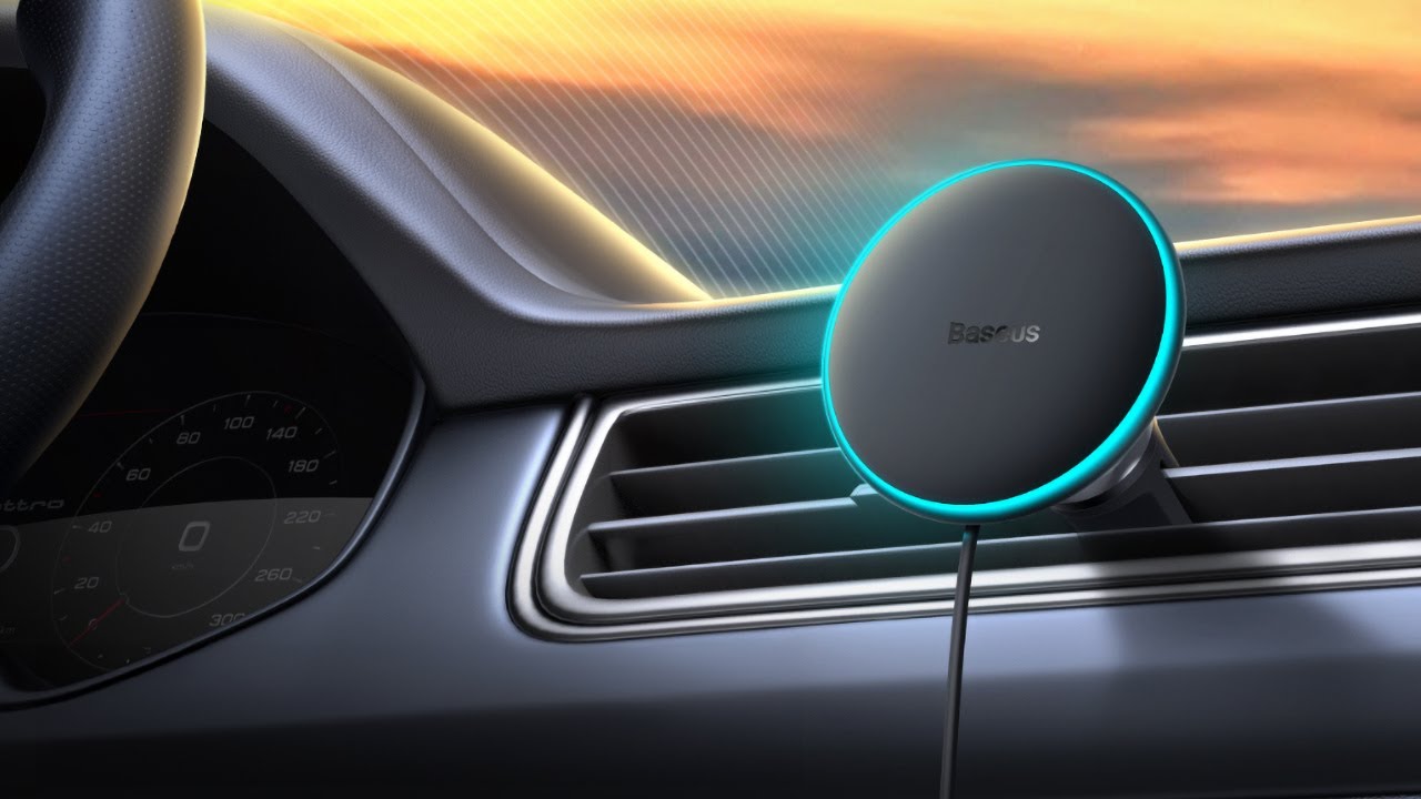 Basues CW01 Magnetic Wireless Charging Car Mount 40W (Qi 15W & Port 25W) - Claw Edition