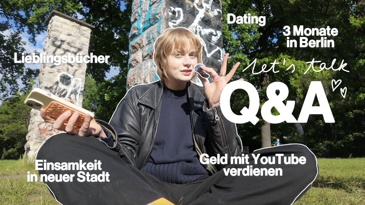let's catch up 🩷 eure Fragen zum 9–5 job, selbstständigkeit, lieblingsbüchern & dating in Berlin