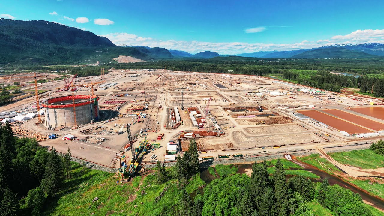 LNG Canada construction progress update July 2021