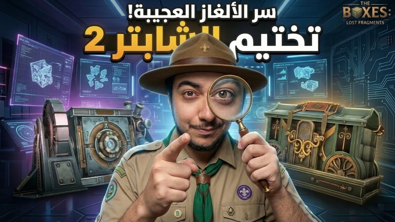 سر الالغاز العجيبه🪄🔮| تختيم الشابتر التاني| boxes lost fragments 