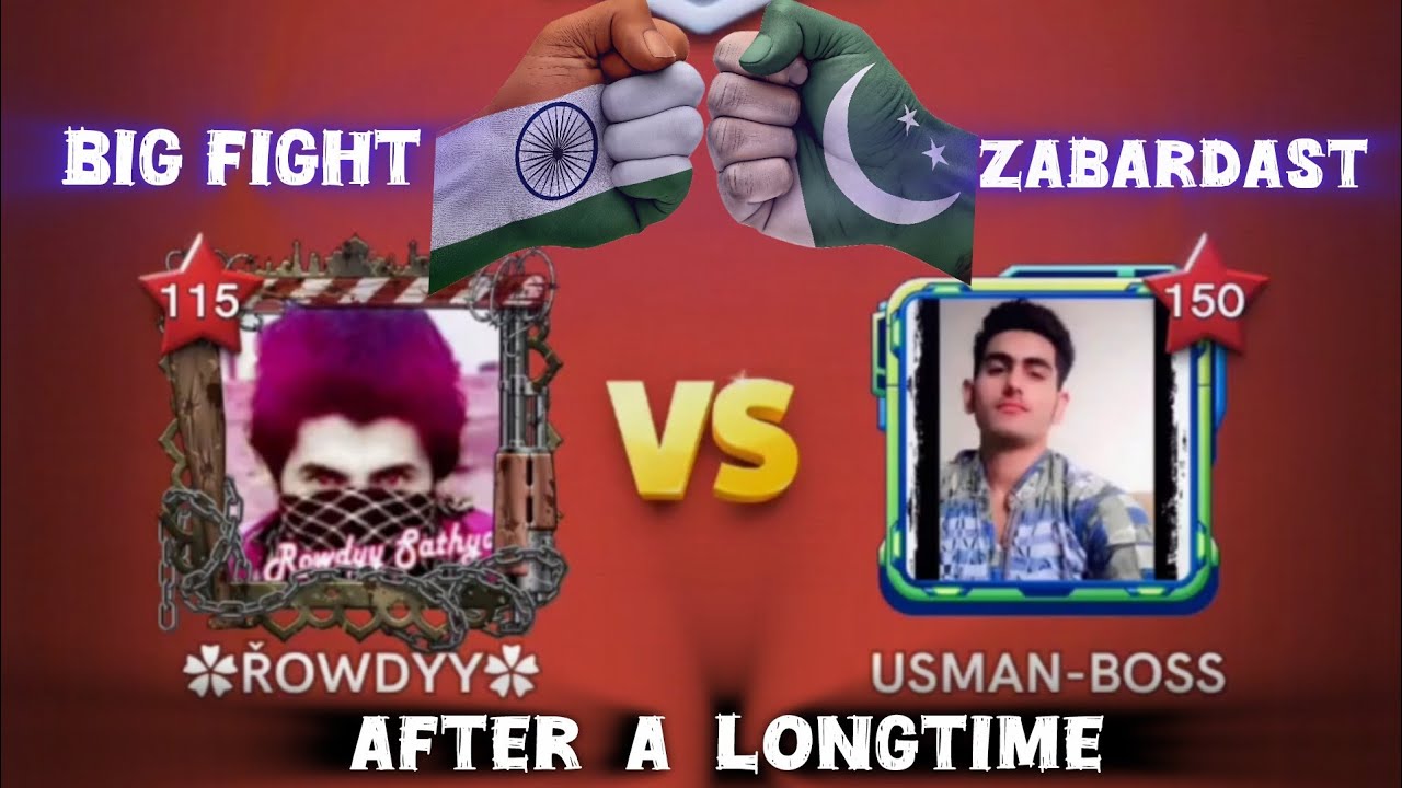 🇮🇳 Rowdyy🇮🇳 🩷VS 🩷🇵🇰Usman Boss🇵🇰 Big Fight 🔥 Dangerous Gameplay l Carrom pool Rowdyy
