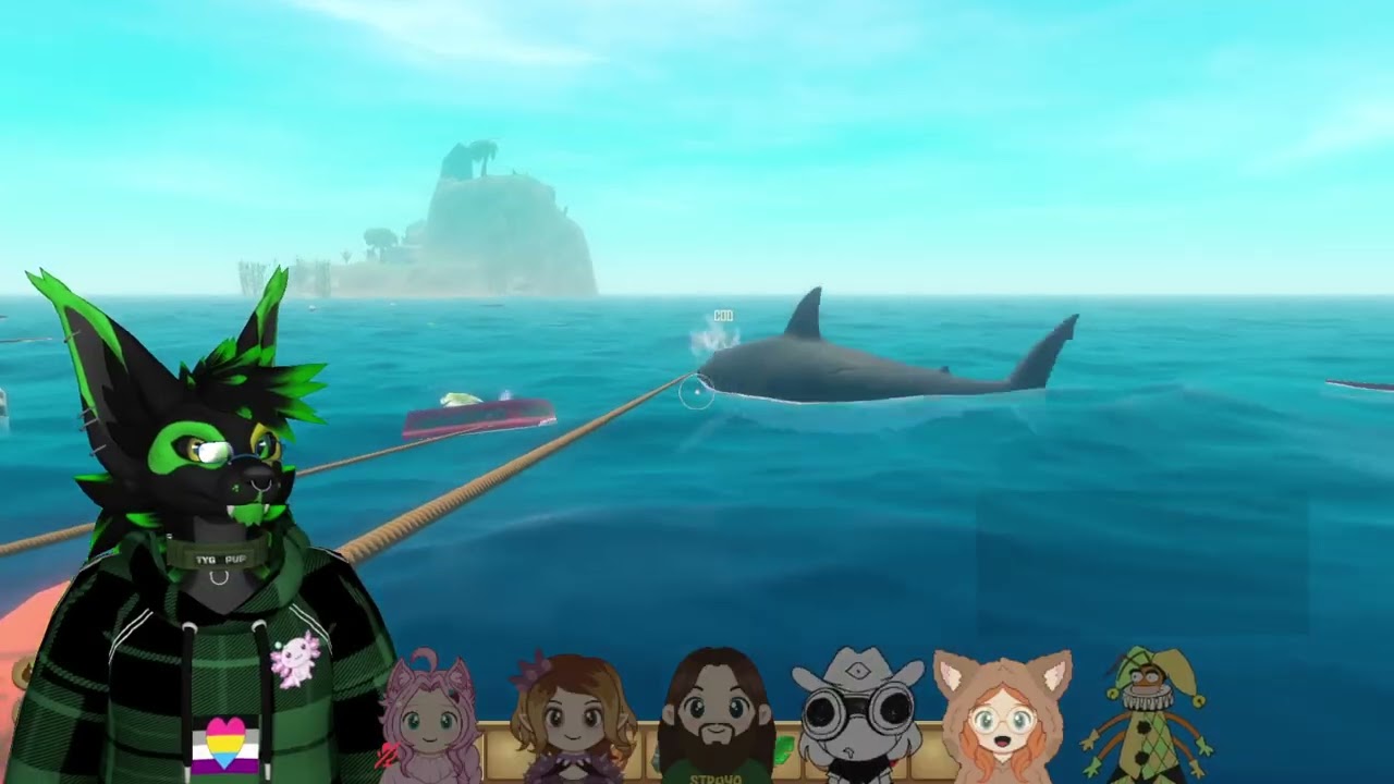 Fighting sharks and collecting trash with @Treat_Your_Geek -  Raft - 07/03/2026