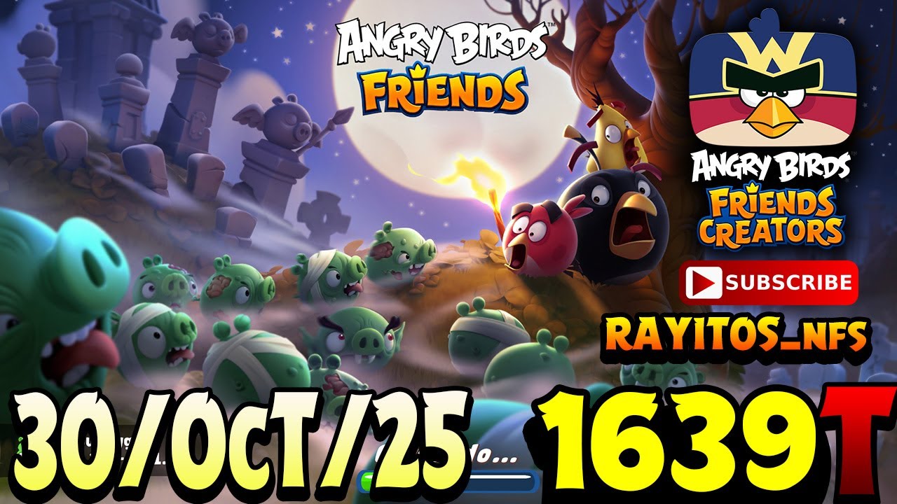 Прохождение турнира Angry Birds Friends All Levels Tournament 1639: рекорды и POWER-UP