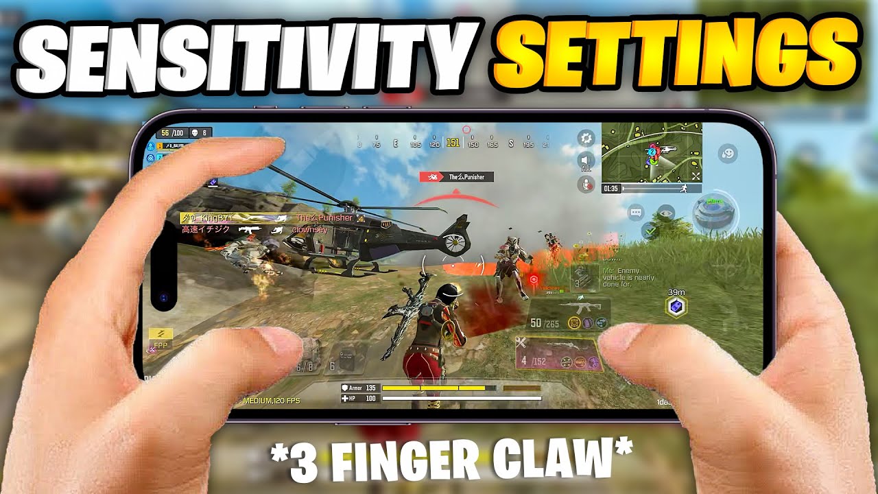 3 Finger Claw - Best Layout and Sensitivity Settings | COD Mobile Battle Royale