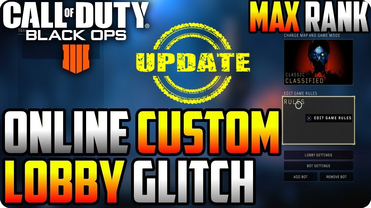 BO4 Zombie Glitches: Online Custom Mutation Glitch Update - Black Ops 4 Glitches