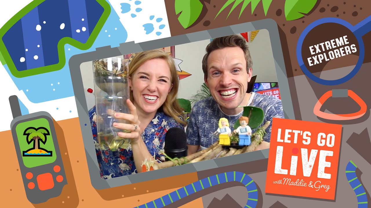DESERT ISLAND | Extreme Explorers | #50 LET'S GO LIVE with Maddie & Greg