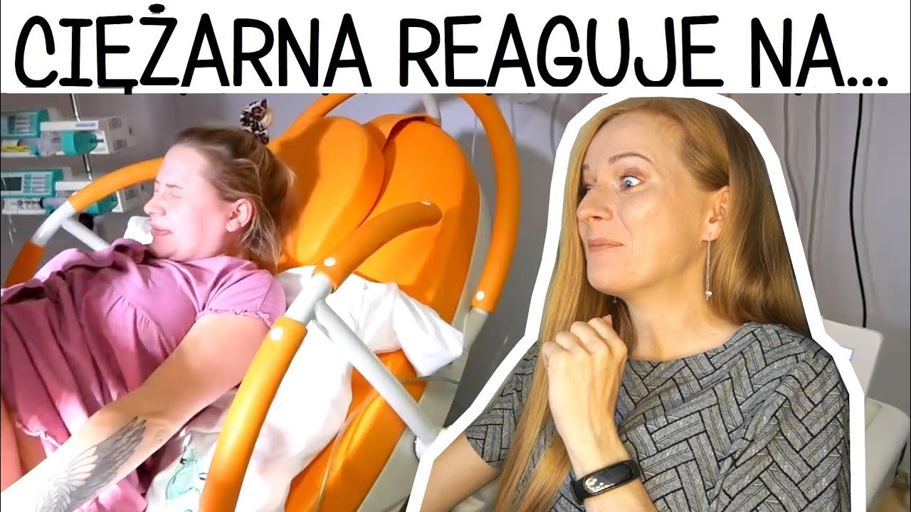 CIĘŻARNA REAGUJE NA PORÓD ANDZIAKS 😱