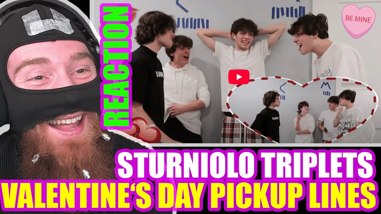 STURNIOLO TRIPLETS TRY NOT TO LAUGH VALENTINE'S DAY PICKUP LINES