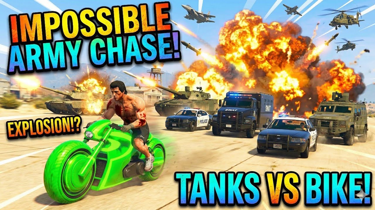 LIVE GTA 5 CHAOS IN LOS SANTOS [PART-1](IMPOSSIBLE ESCAPE)