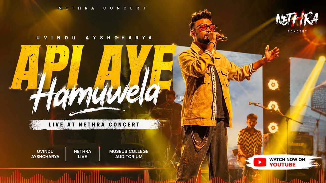 Uvindu Ayshcharya &ndash; Api Aye Hamuwela | Nethra Concert Live at Nelum Pokuna