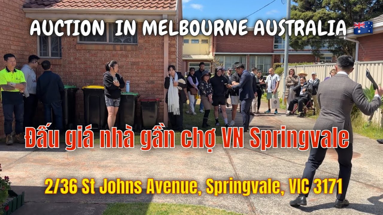 #174. Đấu giá căn UNIT ngay trung tâm người Việt Springvale Melbourne.