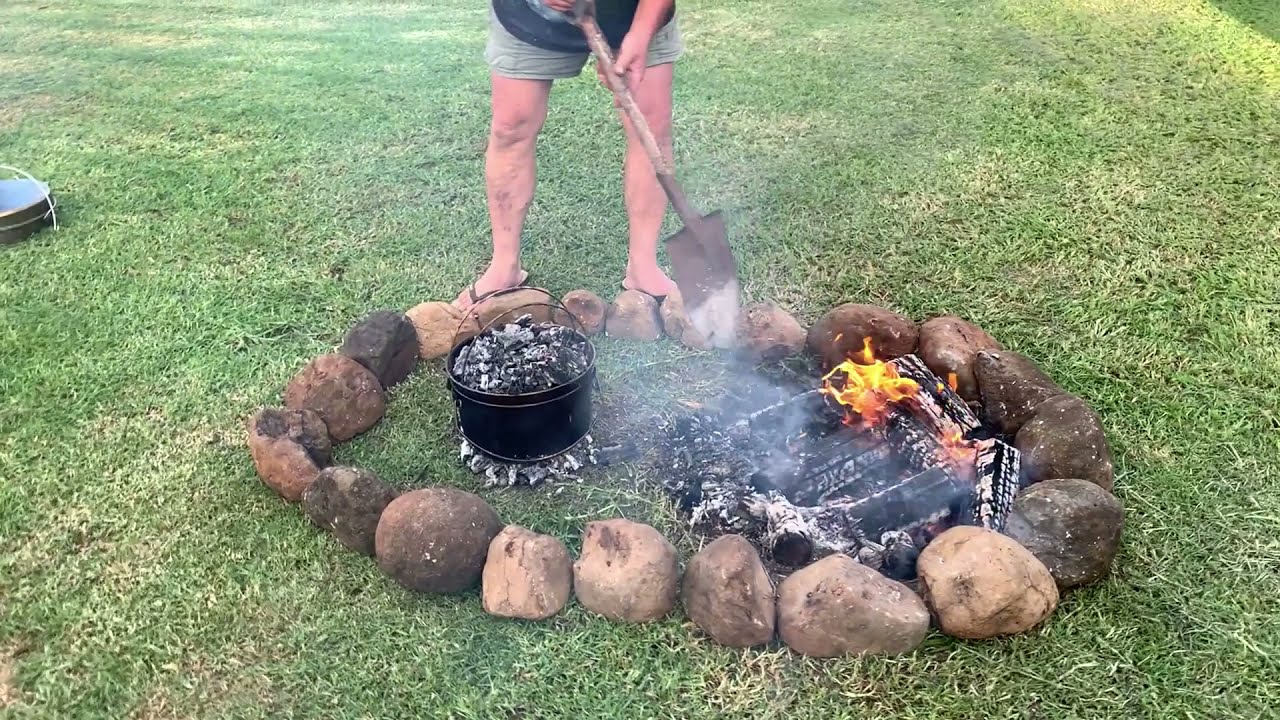 CAMP OVEN ROAST PORK AND VEG