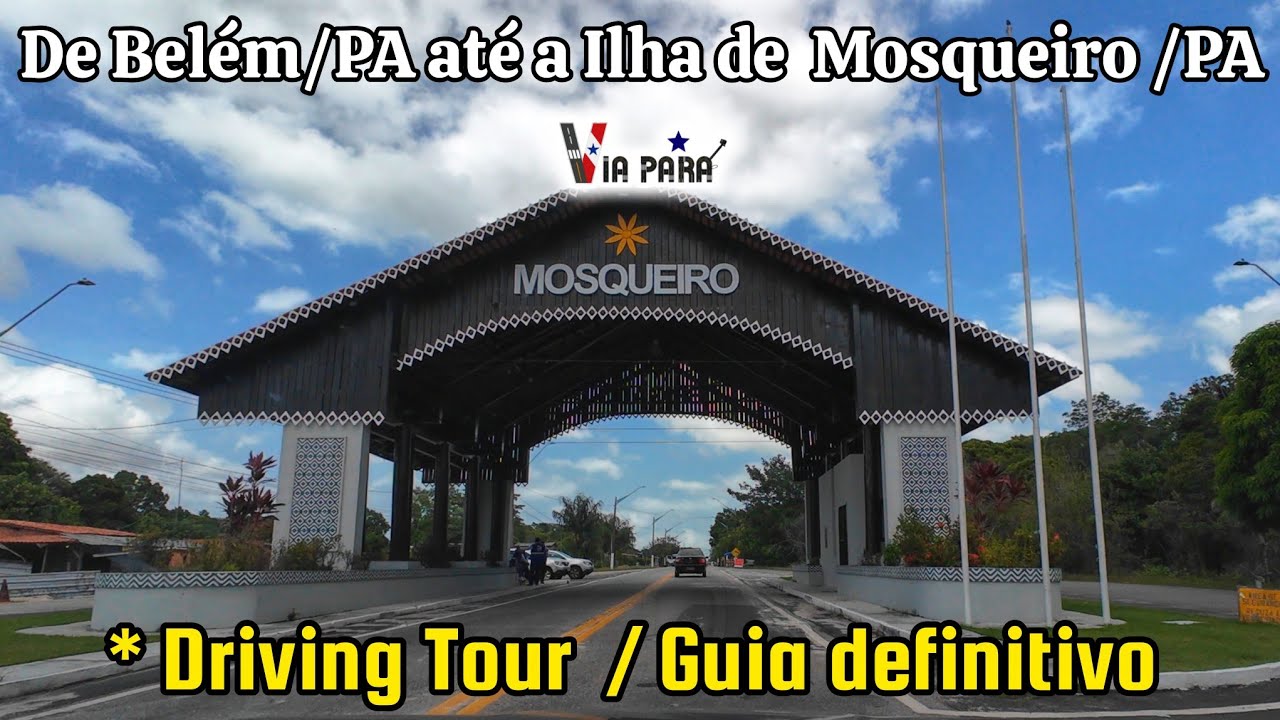 VIAJANDO DE CARRO DE BELÉM DO PARÁ ATÉ A ILHA DE MOSQUEIRO. PRAIA DE ÁGUA DOCE.