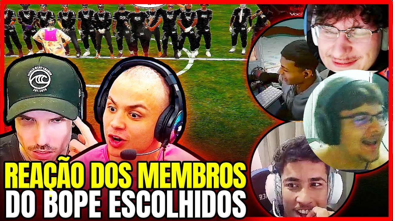 REAÇÃO DOS MEMBROS DO BOPE DO PAULINHO O LOKO AO SEREM ESCOLHIDOS PARA COPA CAPITAL CITY GTA RP