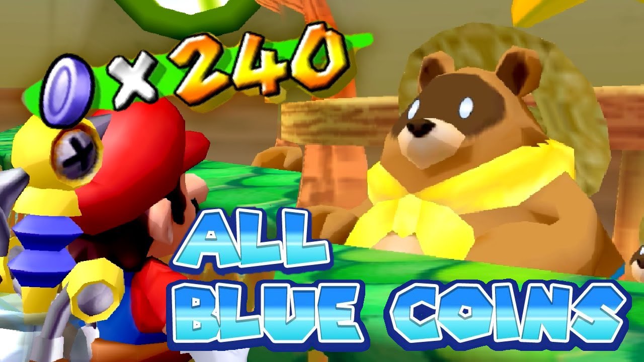 Super Mario Sunshine: All 240 Blue Coins Guide (Super Mario 3D All Stars)