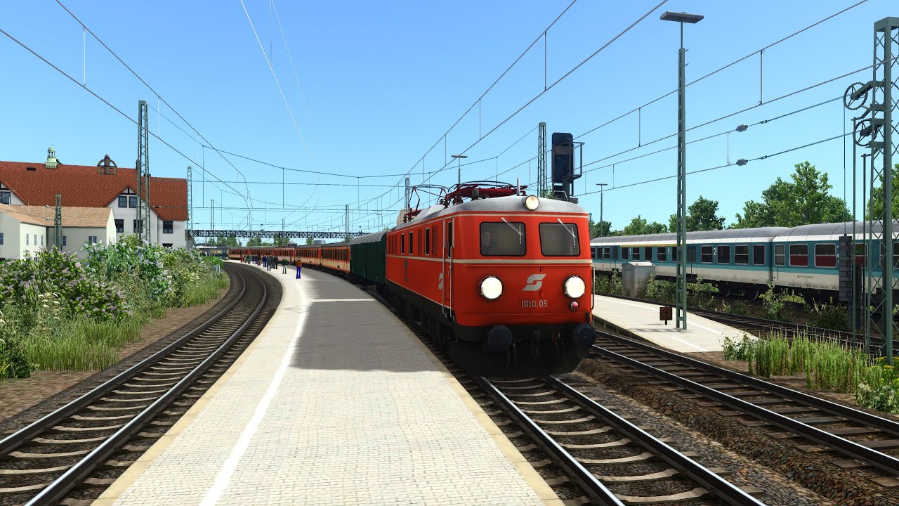Eilzug E 649 Teil 1 / Train Simulator Classic / Three Country Corner Route / ÖBB 1010