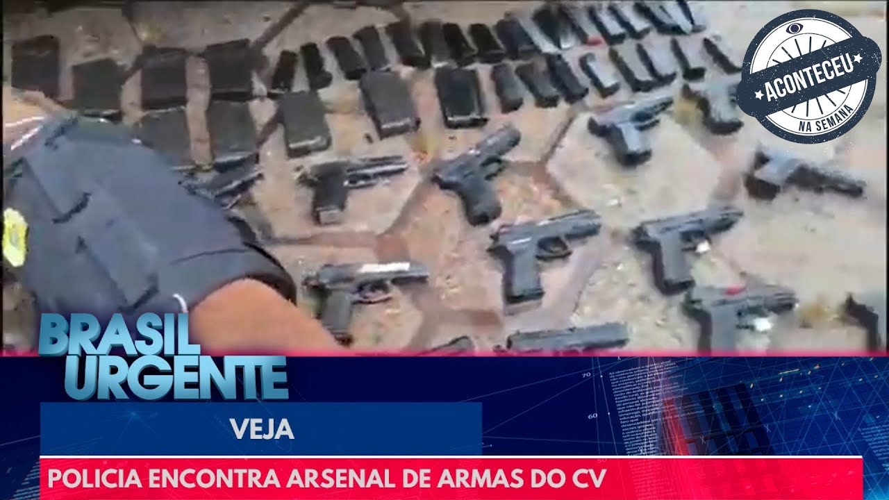 Veja o esconderijo de armas do CV descoberto pela polícia | Brasil Urgente | Aconteceu na Semana