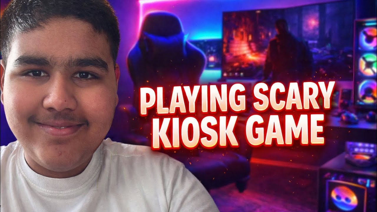 first time playing scary kiosk game (first gaming video)