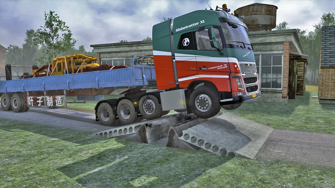 INSANE 8x8 Logging Truck Wheelie Climb Over Piped Bridge! 🚧🔥 (Ultimate Torque Challenge) E27