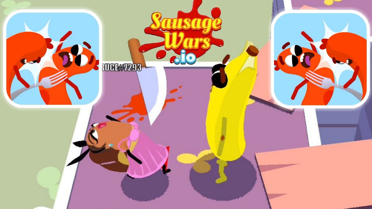 Sausage Wars.io - Gameplay Walkthrough Part 1 (iOS & Android)