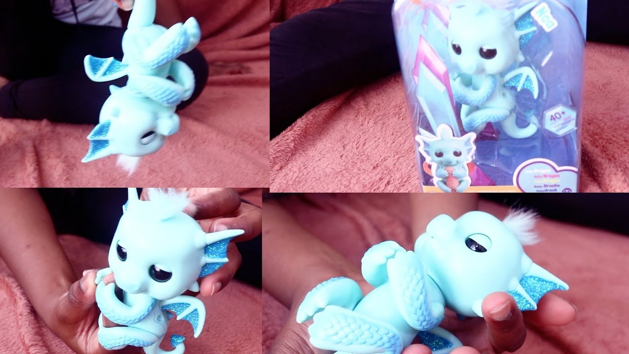 Fingerling Dragon Pet Surprise Toy Unboxing / How To Play With Baby Dragon Noa Pet Fingerling
