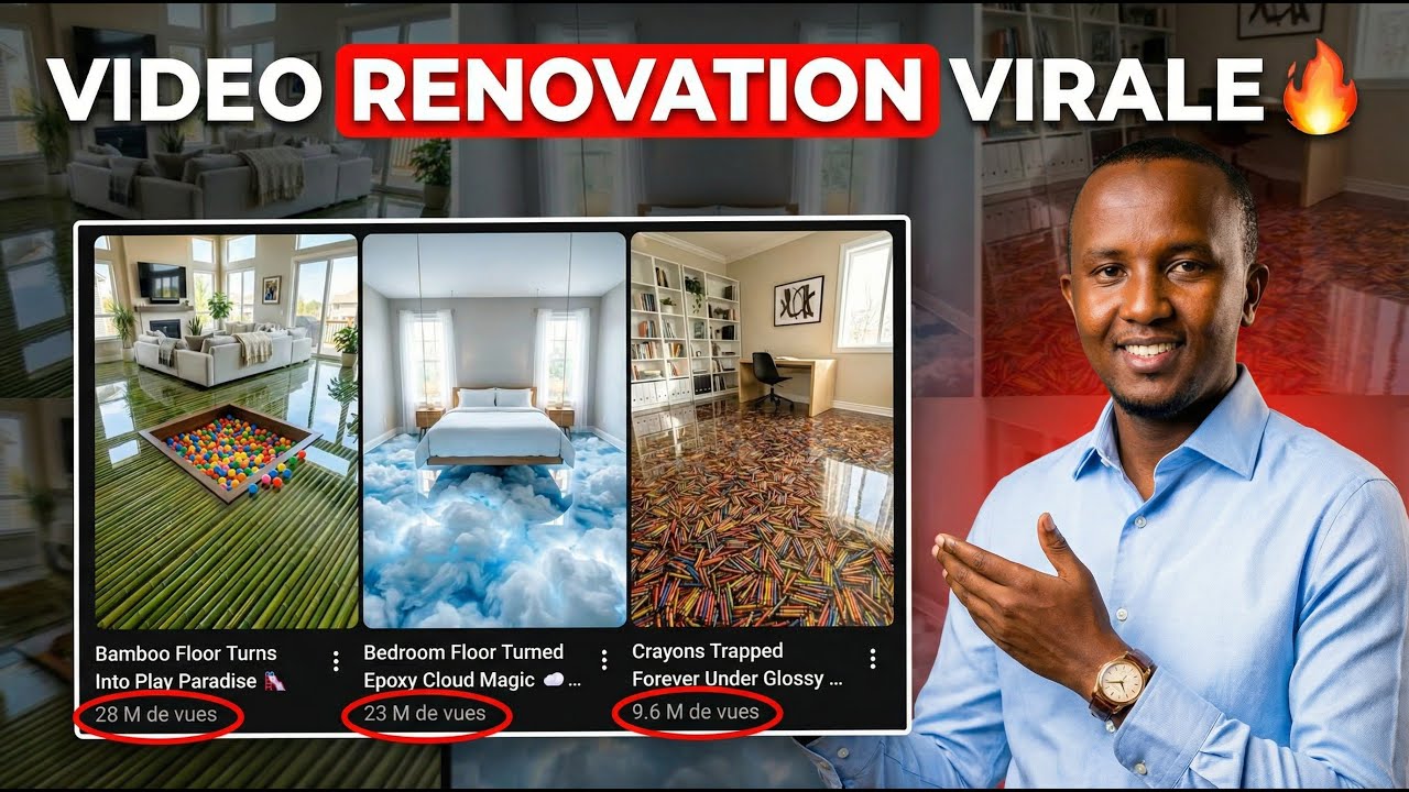 Comment réaliser des vidéos en accéléré de rénovation de pièces grâce à l'IA 🔥