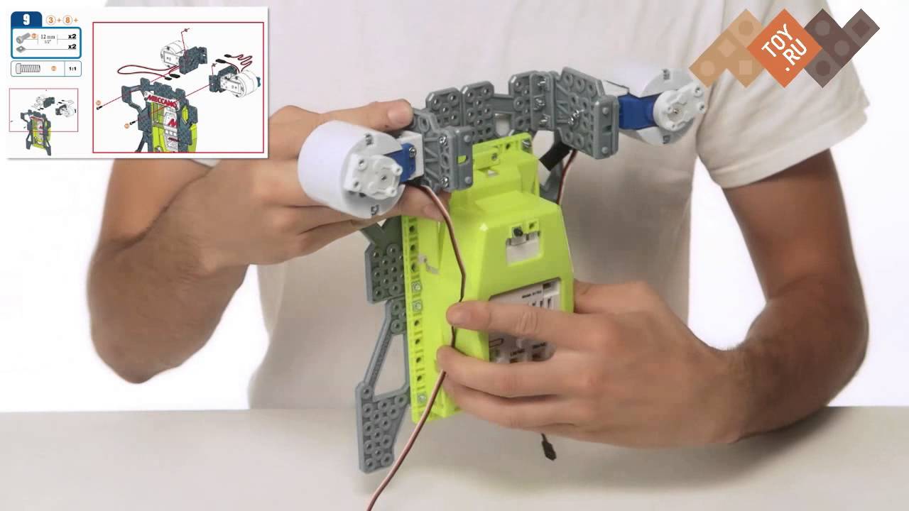 Сборка и программирование робота Meccanoid G15 - видеоинструкция Meccano / 1 часть